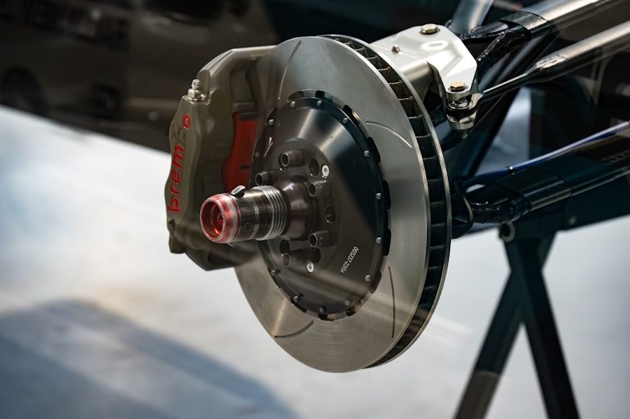 Brake rotor and caliper