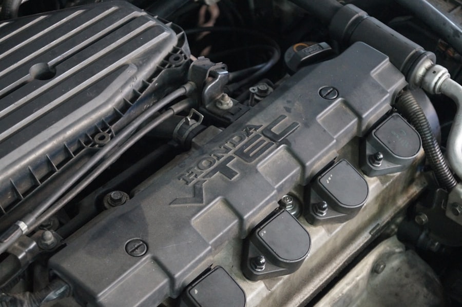 Honda engine with ignition coil covers